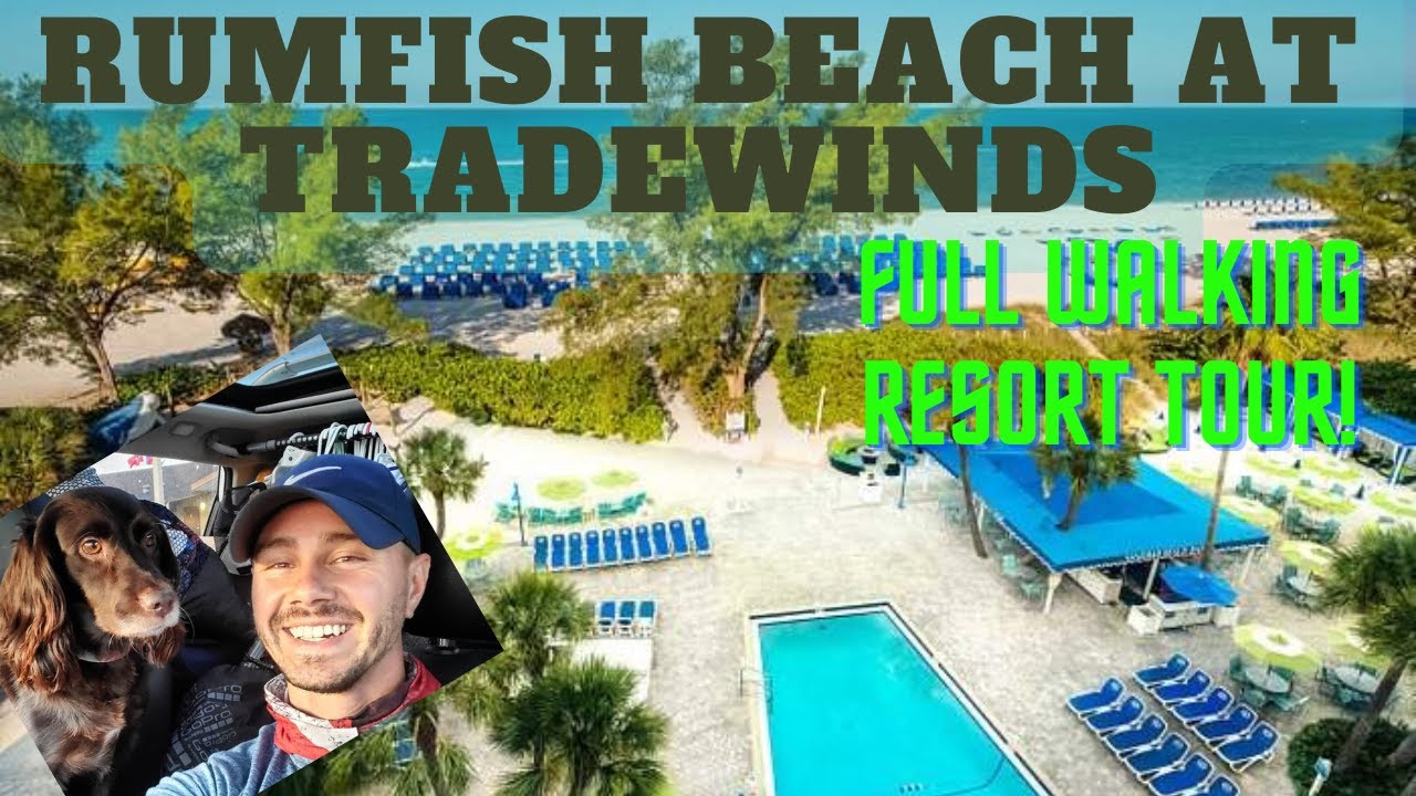 Полный тур!!! Курорт Rumfish Beach Resort, Сент-Питерсберг, Трейдвиндс, Блюгрин