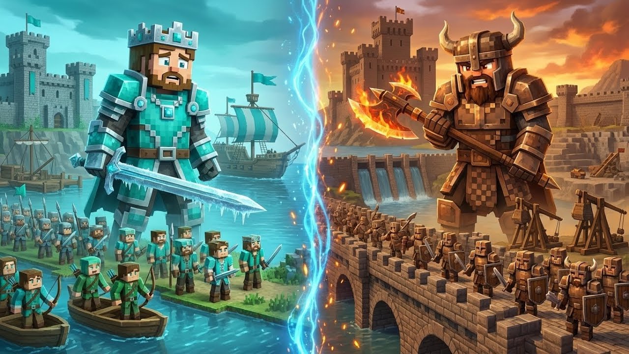 The River Of Blood: Battle For Stonebridge Castle | Minecraft Medieval Castle Animation | Episode 3
