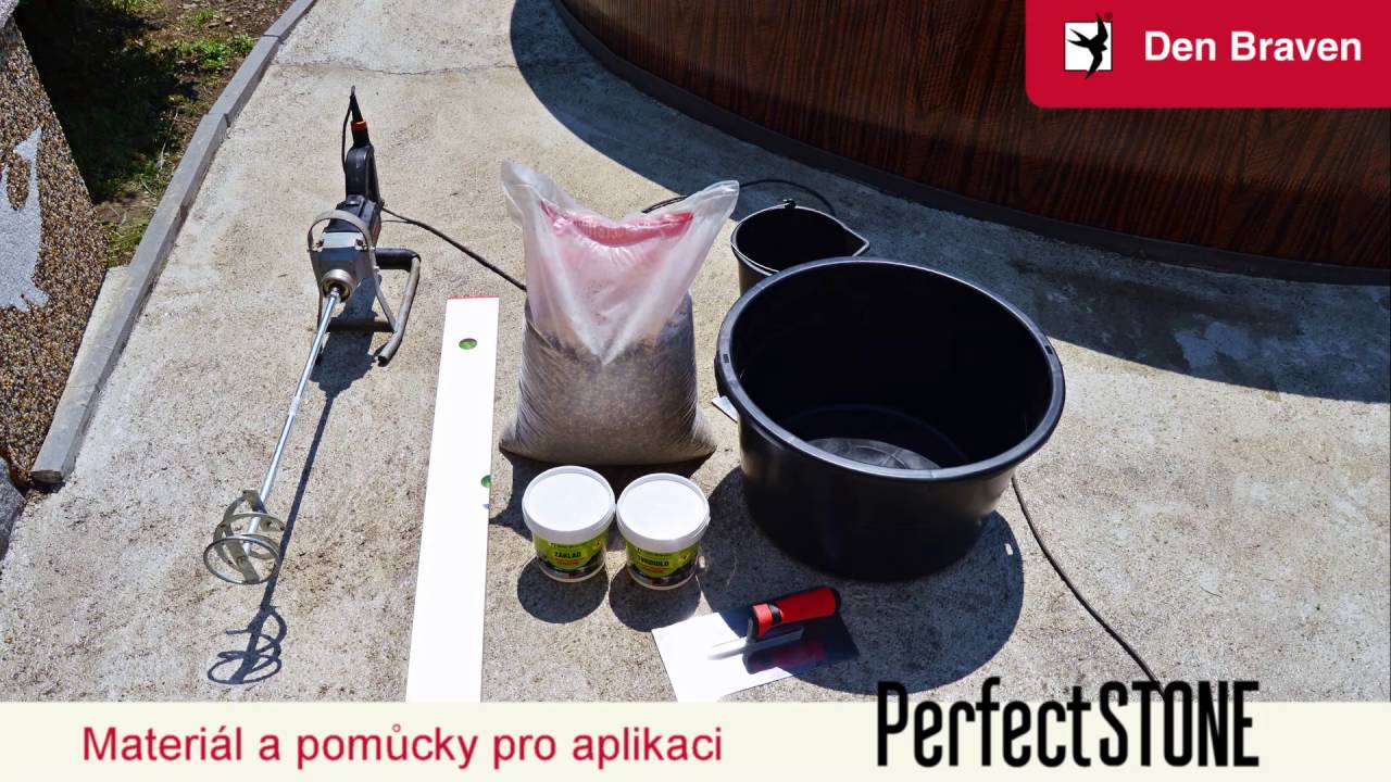 Kamenný koberec - pokládka kolem bazénu - CZ