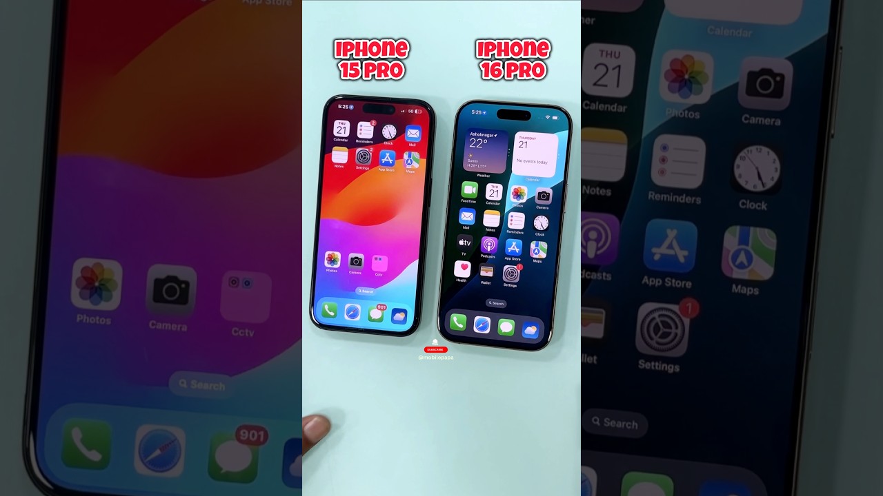 Iphone 15 pro vs Iphone 16 pro Speed Test #apple #iphone15pro #iphone16pro #trending #shorts