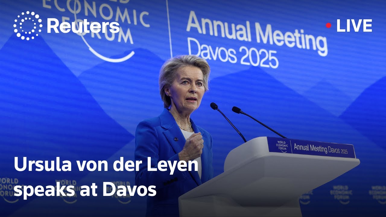 LIVE: Ursula von der Leyen’s special address at Davos