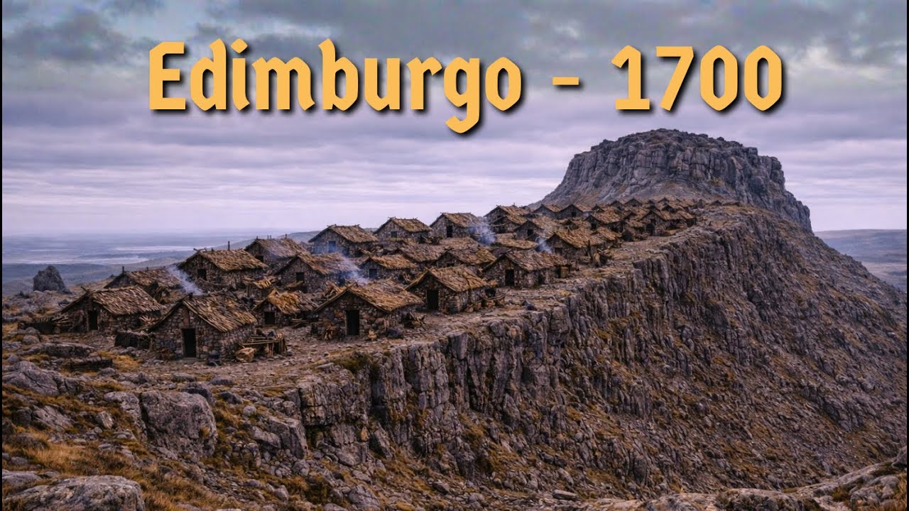 Así era EDIMBURGO en los 1700 (reconstrucción con IA)