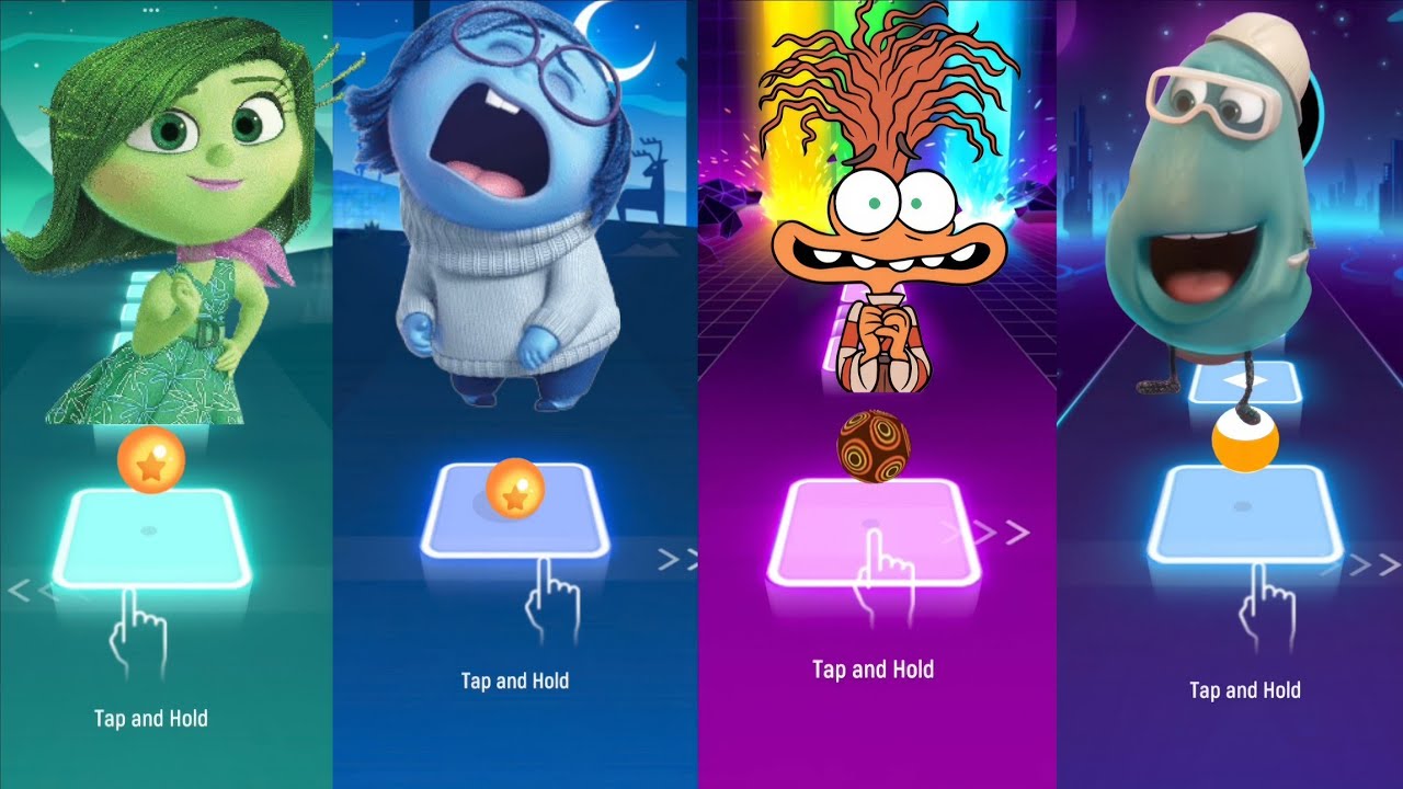 Inside Out Disgust, Sadness, Anxiety, Forgetter Bobby Confin Dance