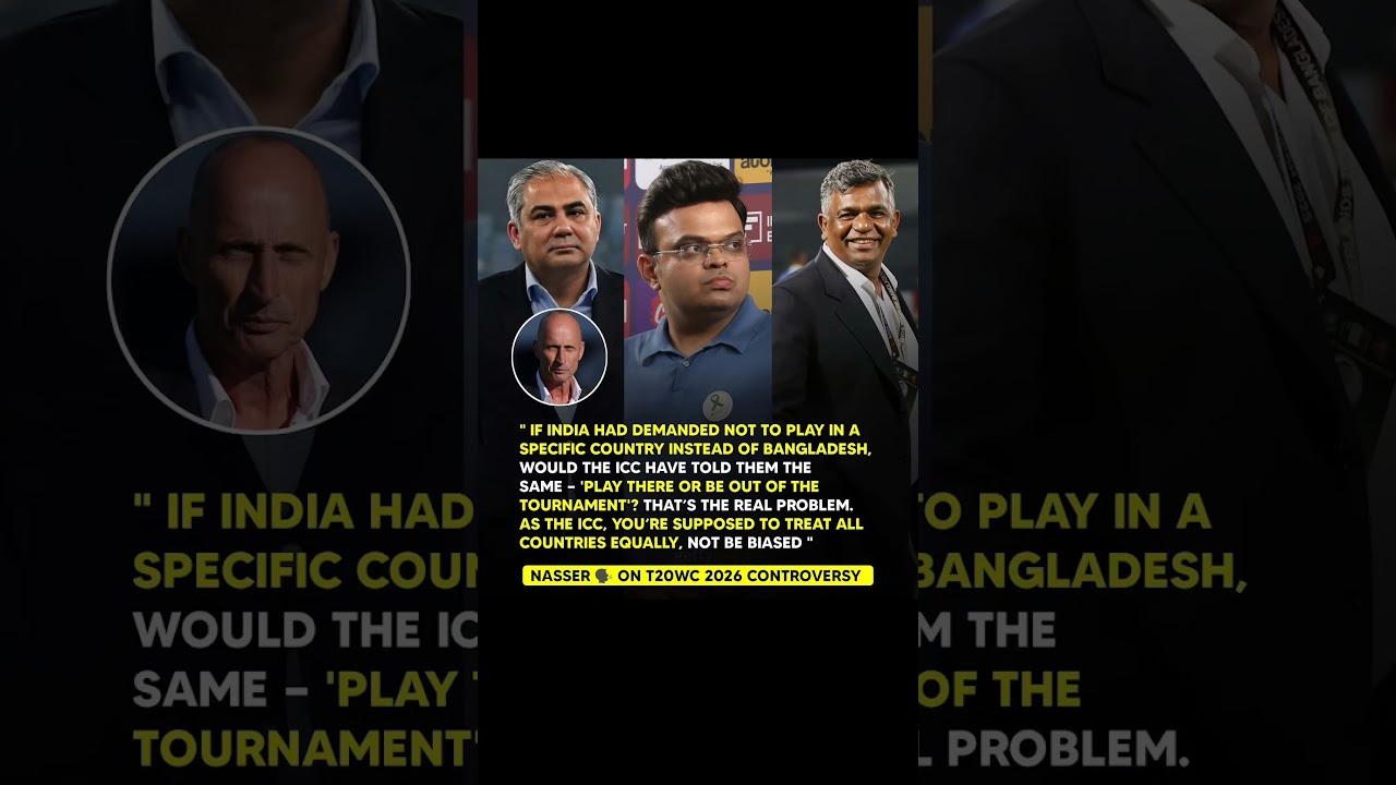 Nasser Hussain 🗣️ on World Cup Controversy 😌