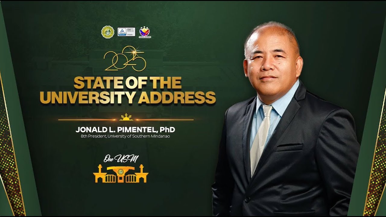 USM State of the University Address 2025 | Pres. Jonald L. Pimentel on USM&rsquo;s Vision and Progress