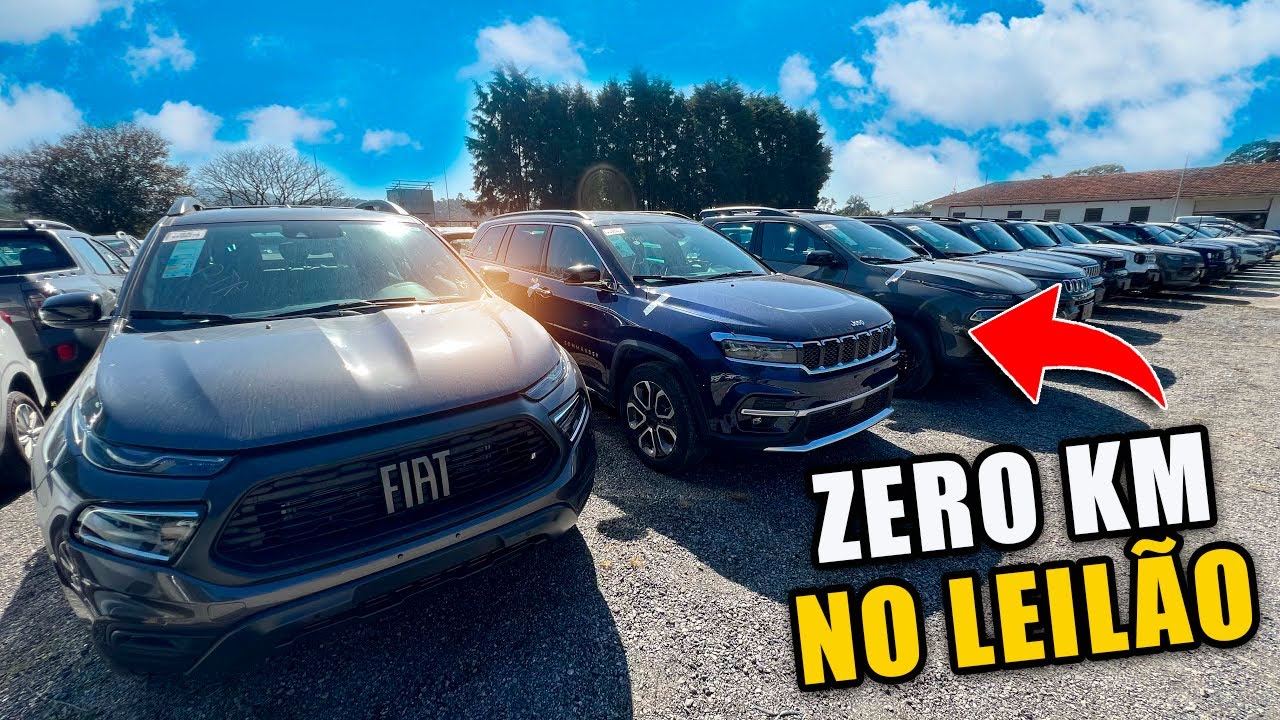 CARRO ZERO KM NO LEILÃO COM AVARIA DE TRANSPORTE X CARRO ZERO NA LOJA