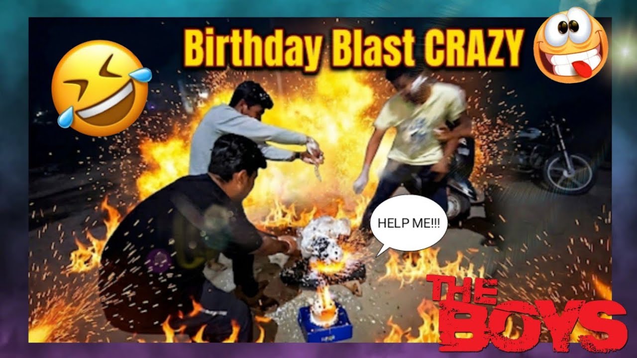 BIRTHDAY BLAST GONE CRAZY BHAII...😂😱 FUNNY VLOG #4