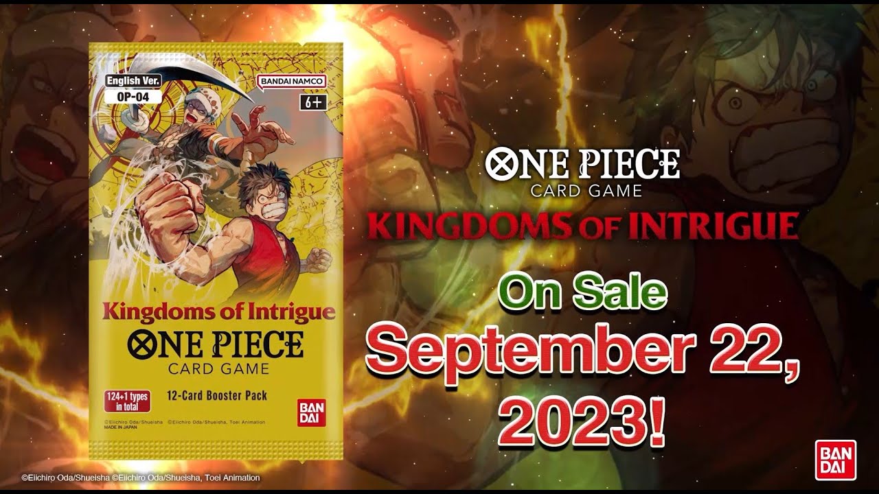 ONE PIECE CARD GAME BOOSTER PACK -KINGDOMS OF INTRIGUE- Trailer