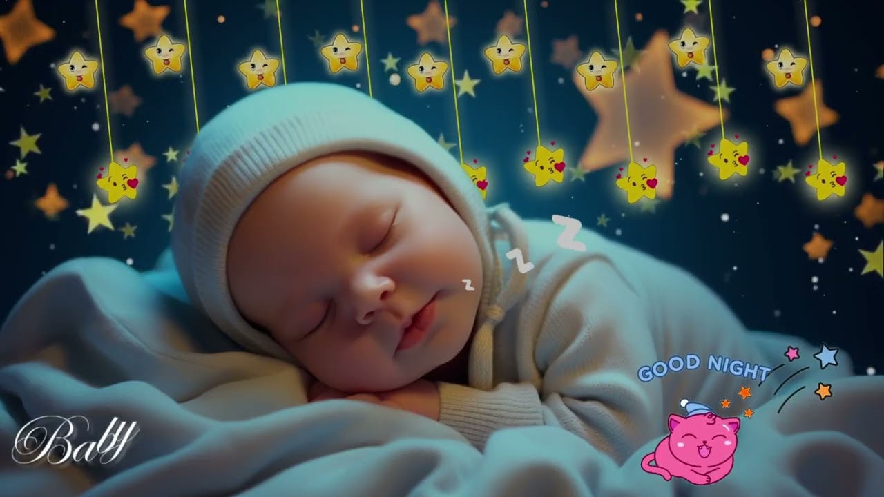 Mozart Brahms Lullaby 💤 Bedtime Routine for Babies | Sleep in 3 Minutes 🎵 Baby Sleep Fast