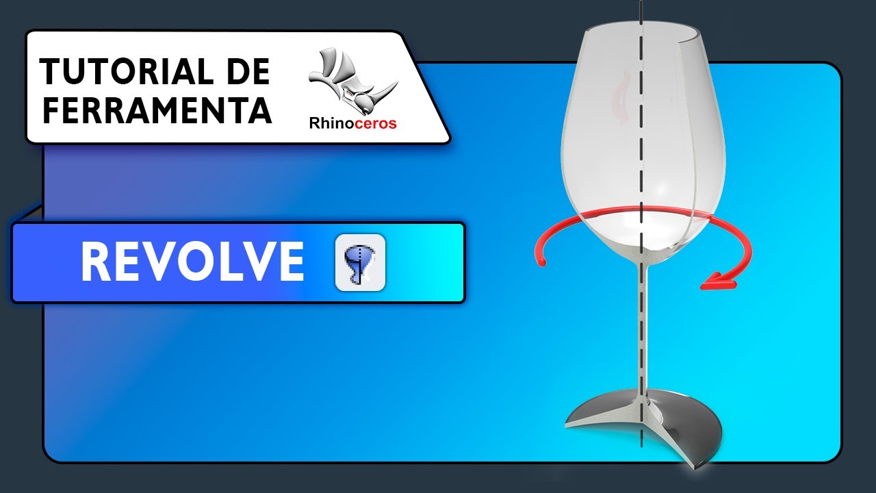 Como utilizar a ferramenta Revolve no Rhinoceros 3D: Tutorial Completo Passo a Passo | Rhino PRO