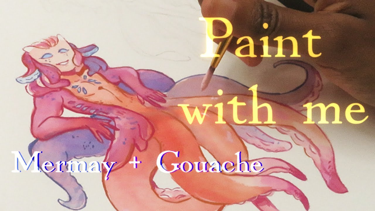 You Do Not Need to Start an Online Course. | Mermay Gouache Paint With Me
