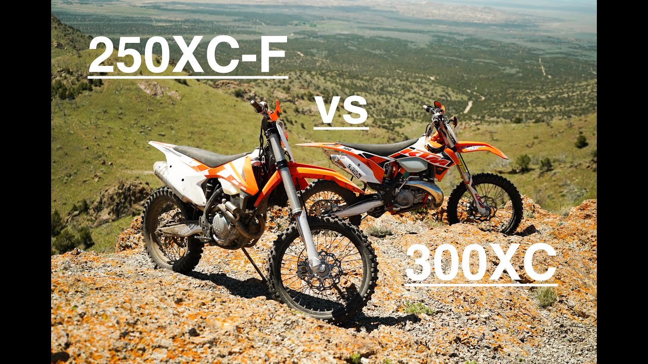 KTM 250XC-F Compared to KTM 300XC - Episode 133
