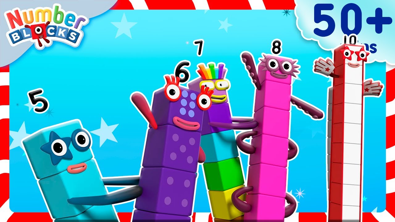 Terrific Teamwork - Happy Kwanzaa 👨‍👩‍👧 | Learn to Count for Kids | Number Cartoon | Numberblocks