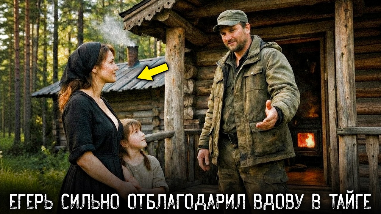 ЕГЕРЬ Приютил Молодую ВДОВУ с Дочкой в Тайге. 2 ГОДА ВМЕСТЕ. То что ОНИ Потребовали – Его ОШЕЛОМИЛО!
