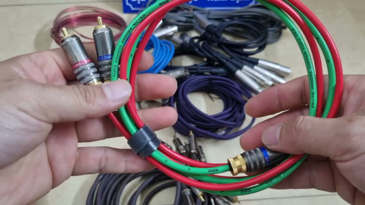 Dây loa merlin C 6 và av nhật canon đực  cái - ĐT  0978964166