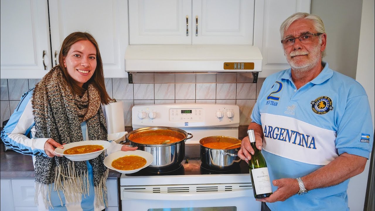 Еда Locro Argentino + Празднование 25 мая