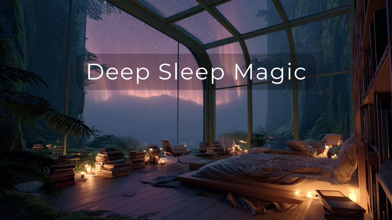 Deep Sleep Magic: Stress Relief Piano Music 🌌