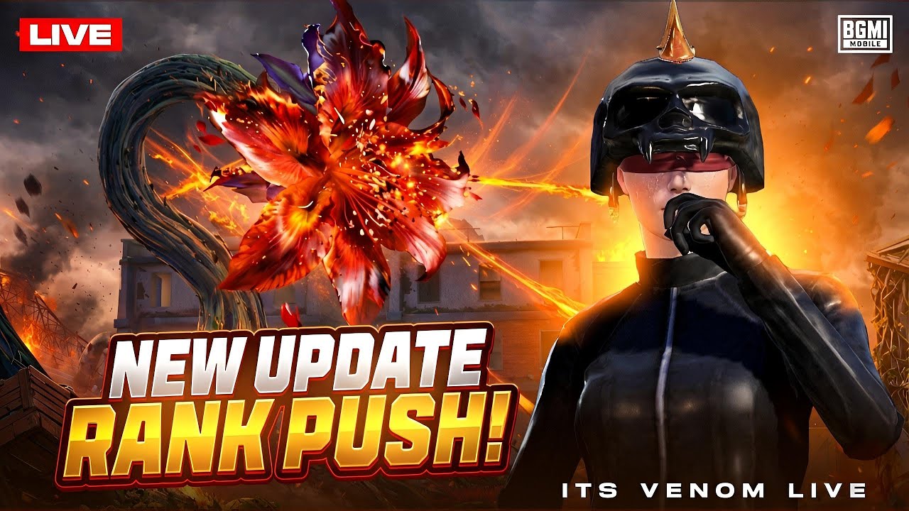 🔴BGMI NEW UPDATE 4.2 LETS MASTER I ITS VENOM LIVE I (Portrait)#shorts