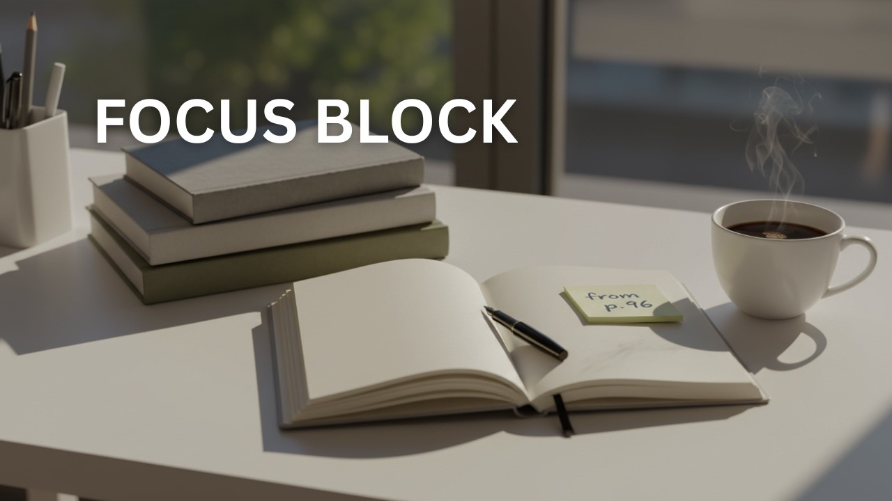 20-Minute Focus Session | Calm Jazz Piano for Study & Reading20-Minute