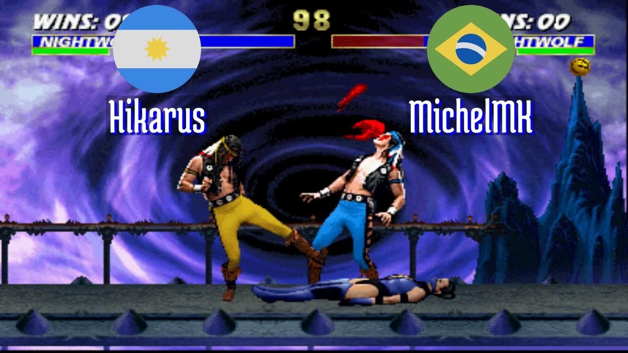 FT5 @umk3: Hikarus (AR) vs MichelMK (BR) [Ultimate Mortal Kombat 3 Fightcade] Aug 28