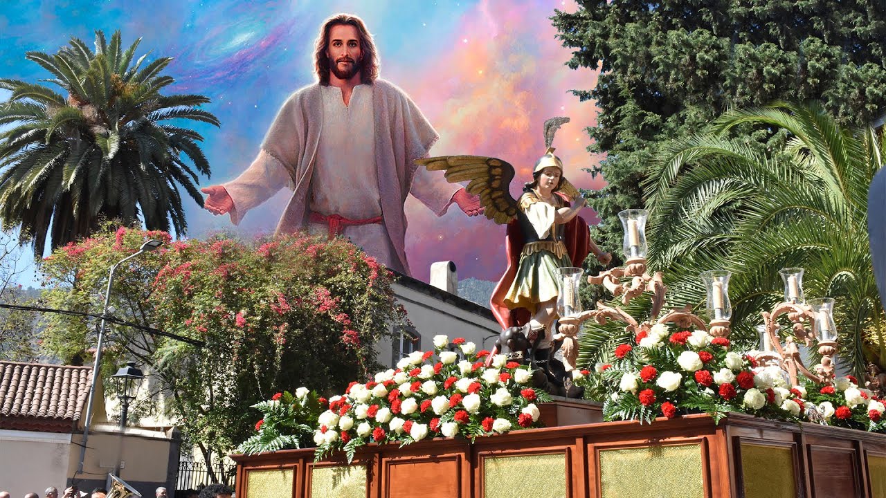 Procesión San Miguel con los Misioneros 2023.