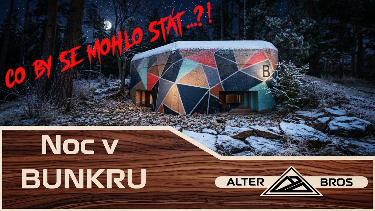 NOC V BUNKRU V - 5°C ! - UNIKÁTNÍ ZÁŽITKOVÉ UBYTOVÁNÍ :-D