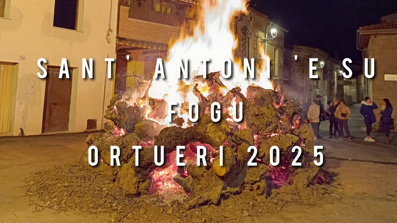 Sant ' Antoni ' e su fogu #2025shorts #ortueri