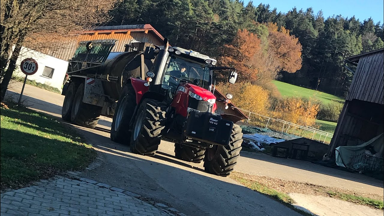 Auf Mais Felder Gülle Fahren und Einarbeiten mit Claas/MF/Kotte/Eckart 2021