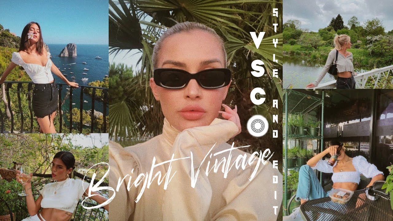 Bright Vintage Filter VSCO tutorial photo edit | VSCO full pack