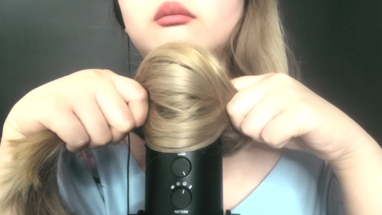 ASMR Hair Cupping on Mic for Ultimate Tingles! ✨️ Long Hair