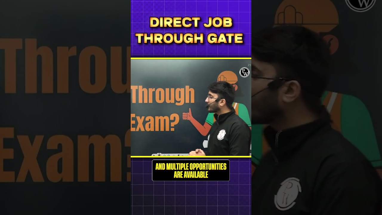 Direct Job Opportunities Through GATE Exam!