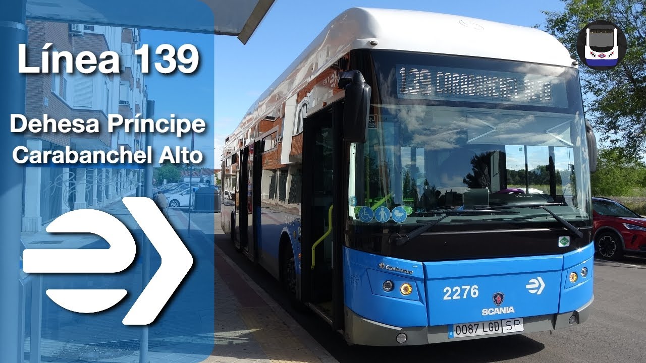 Viaje en la línea 139 de EMT Madrid | Dehesa Príncipe - Carabanchel Alto