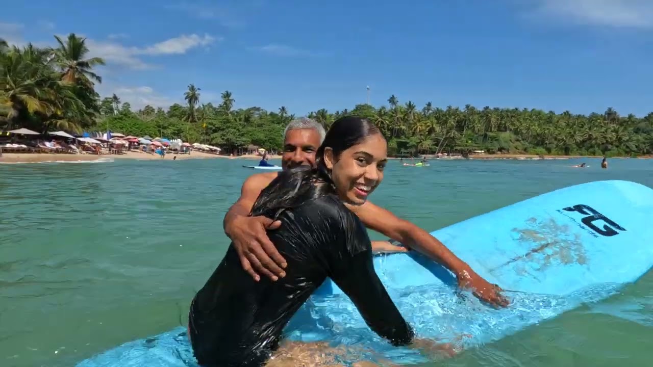 Hiriketiya Beach - Surfing, Sri Lanka, December 2022
