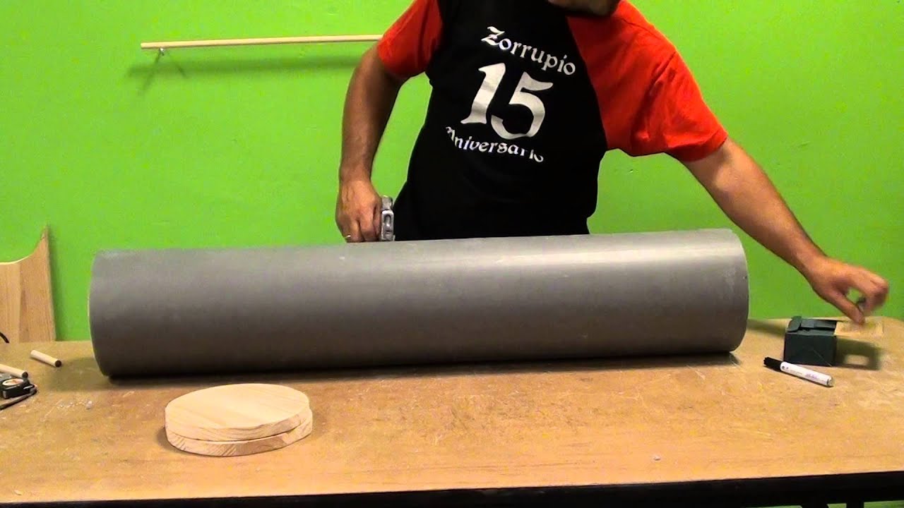 Realizacion de nidos en PVC para Agapornis.