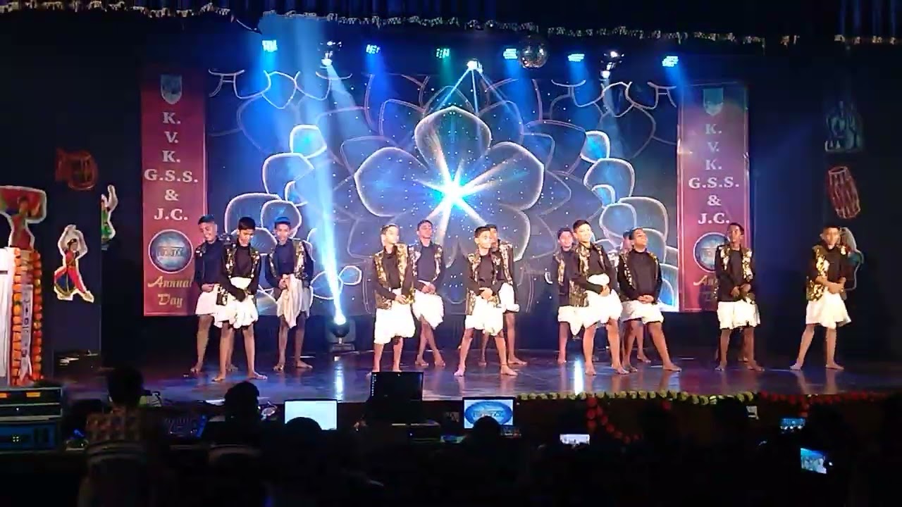 South Indian Songs Dance Performed by KVK Ghatkopar Sarvajanik School Students 2022-23 Annual Day