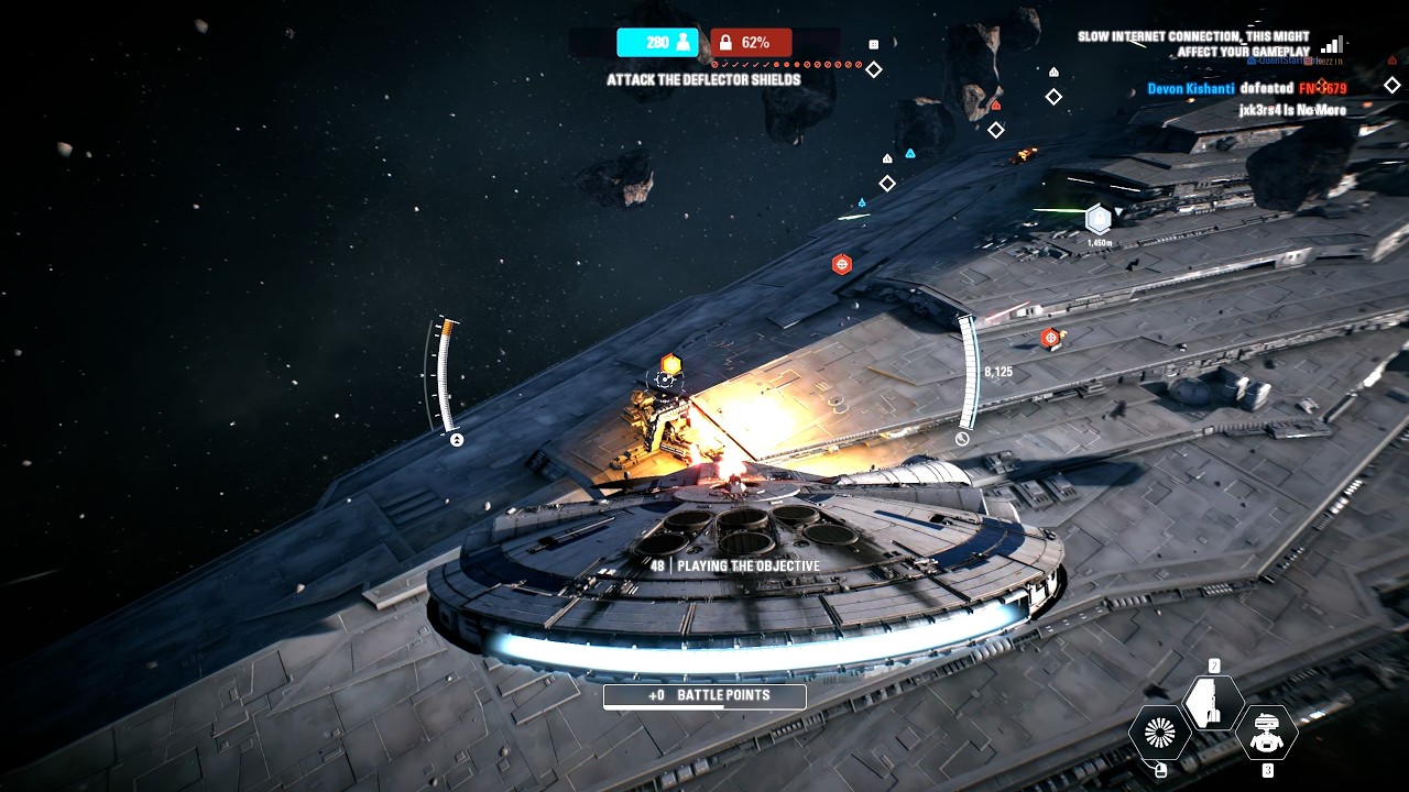 Starfighter Assault Gameplay - Unknown Regions (Resistance) Star Wars Battlefront II
