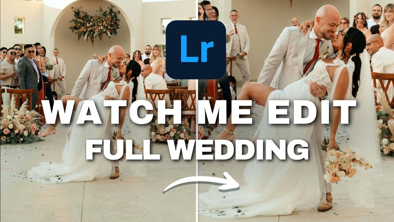 How To Edit a Full Wedding in Lightroom In 2.5 Hours (start to finish)