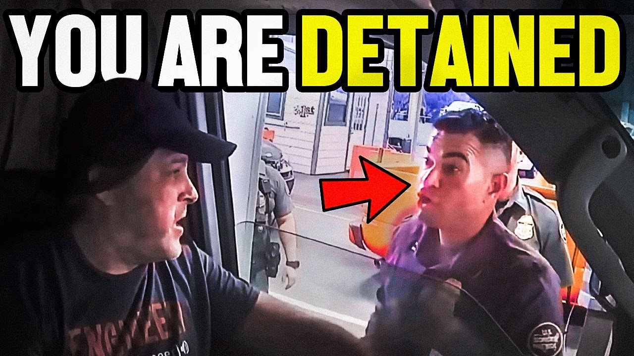Border Patrol HOLDS Him and Threatens FORCE Then Finds NOTHING!