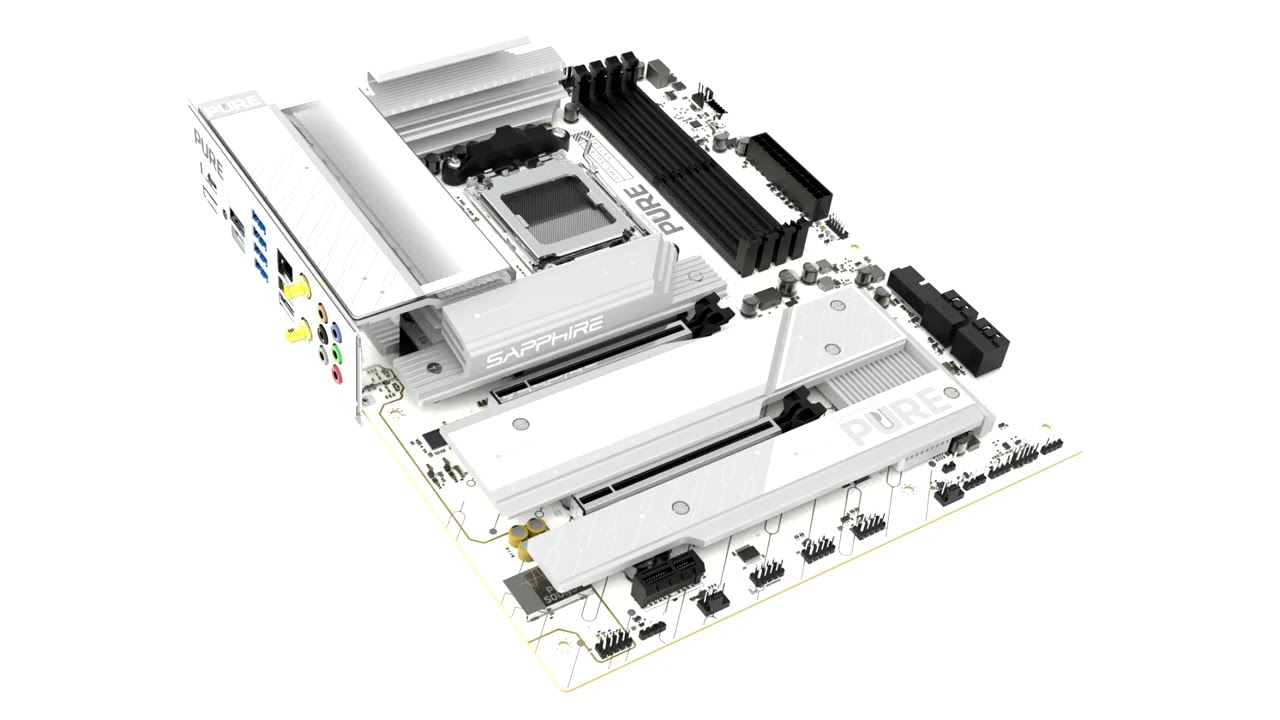 Sapphire PURE X870A WIFI 7 Motherboard Available Now