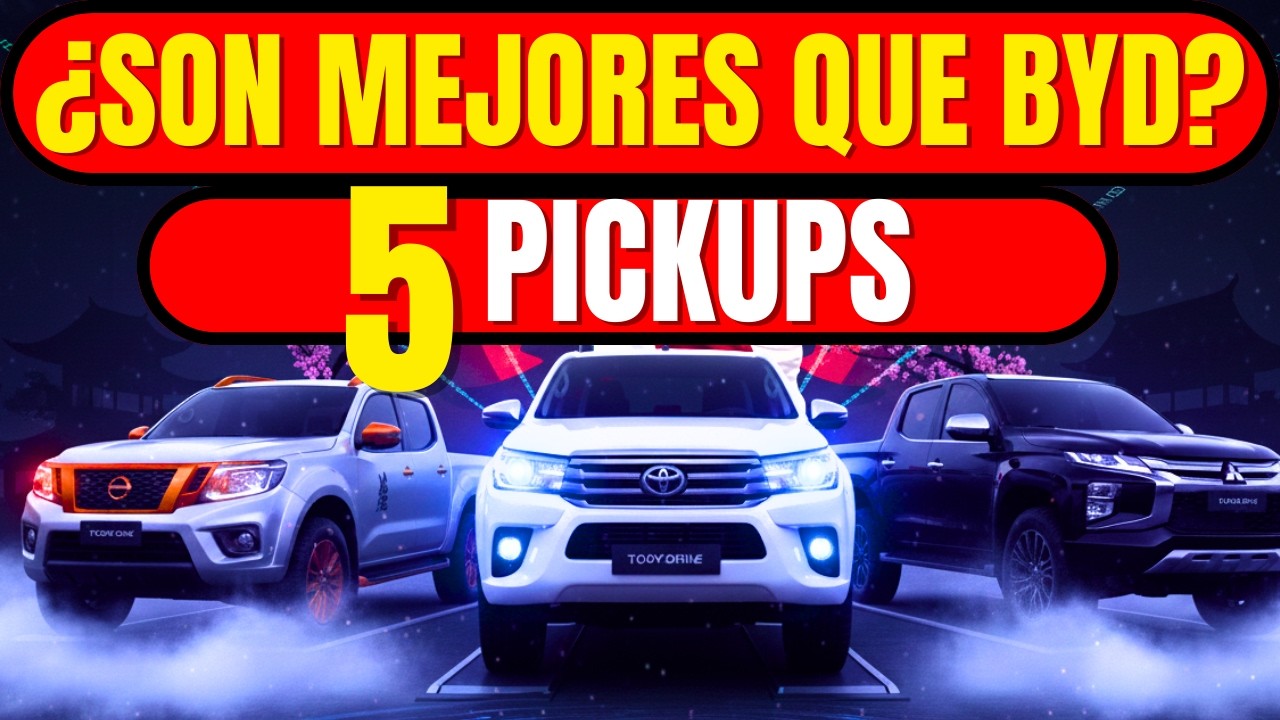¡CONFIRMADO! ESTAS SON LAS 5 MEJORES PICKUPS JAPONESAS