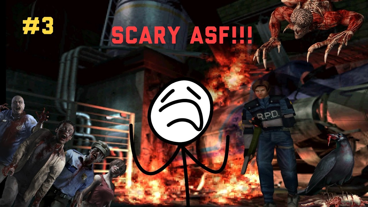 Too Many JUMPSCARES!!! - Resident Evil 2 Original