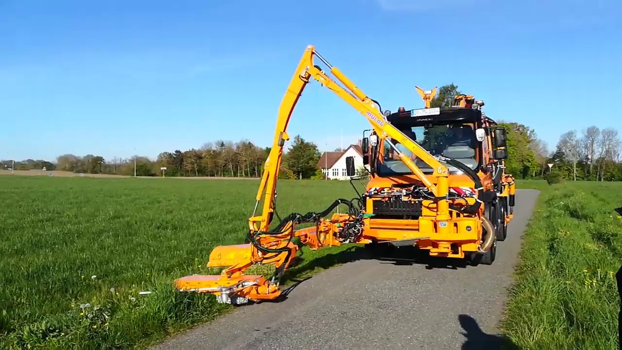 Demo Unimog med Mulag MKM 700 og MHU 800 april 2019