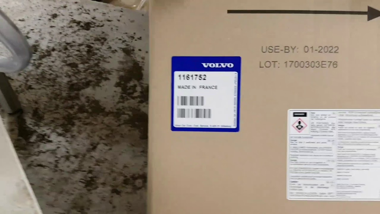 Volvo V50 1,6D. Partikkelfilter/additiv tank