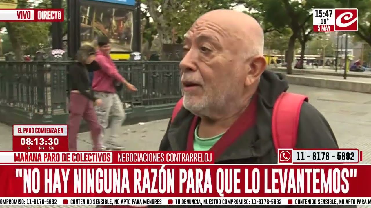 Paro de colectivos: Si no vas a trabajar ¿Te descuentan el día?
