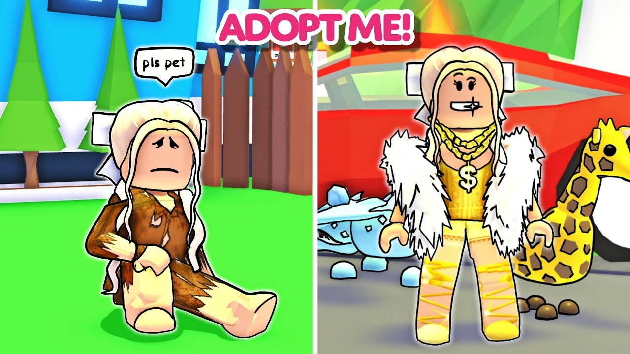 Stala jsem se MILIARDÁŘEM 🤑 v Adopt Me PŘÍBĚH
