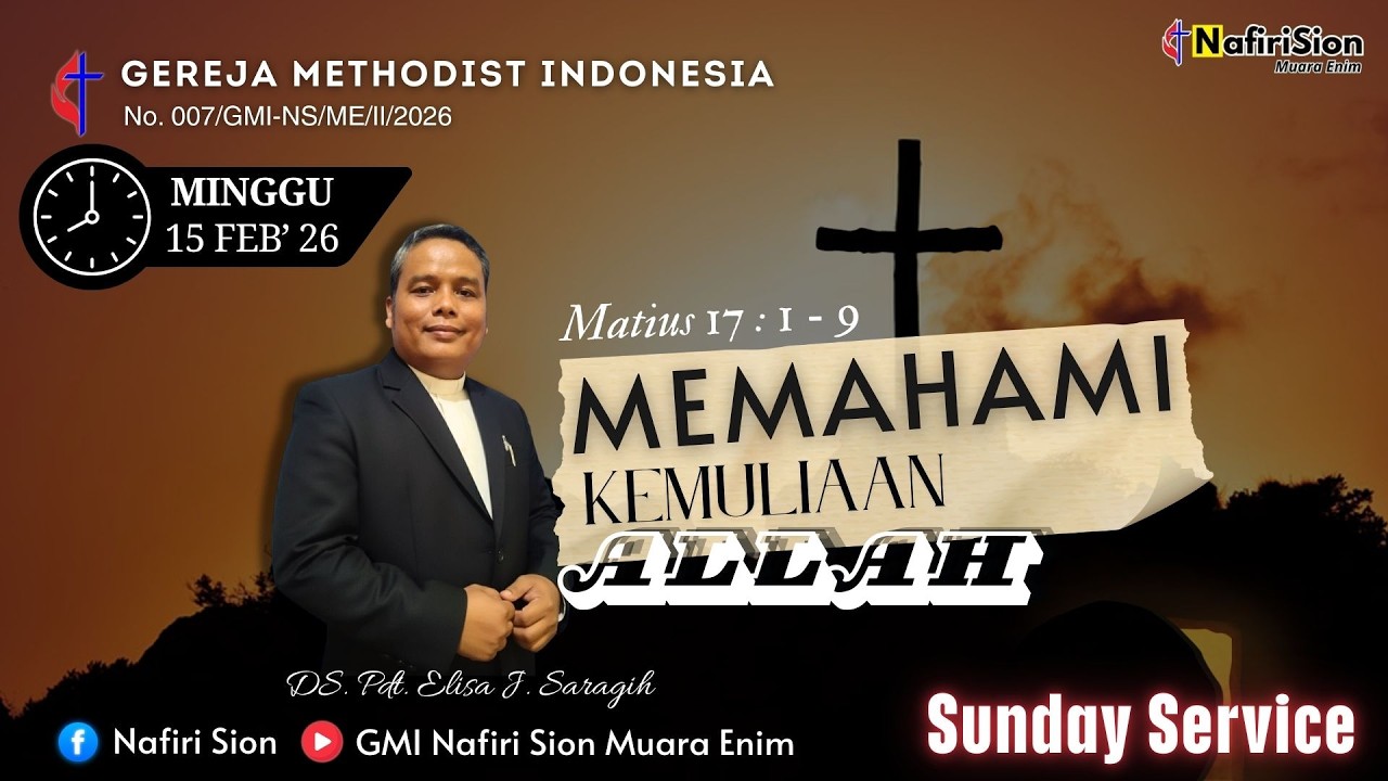 IBADAH MINGGU - Minggu, 15 Februari 2026  