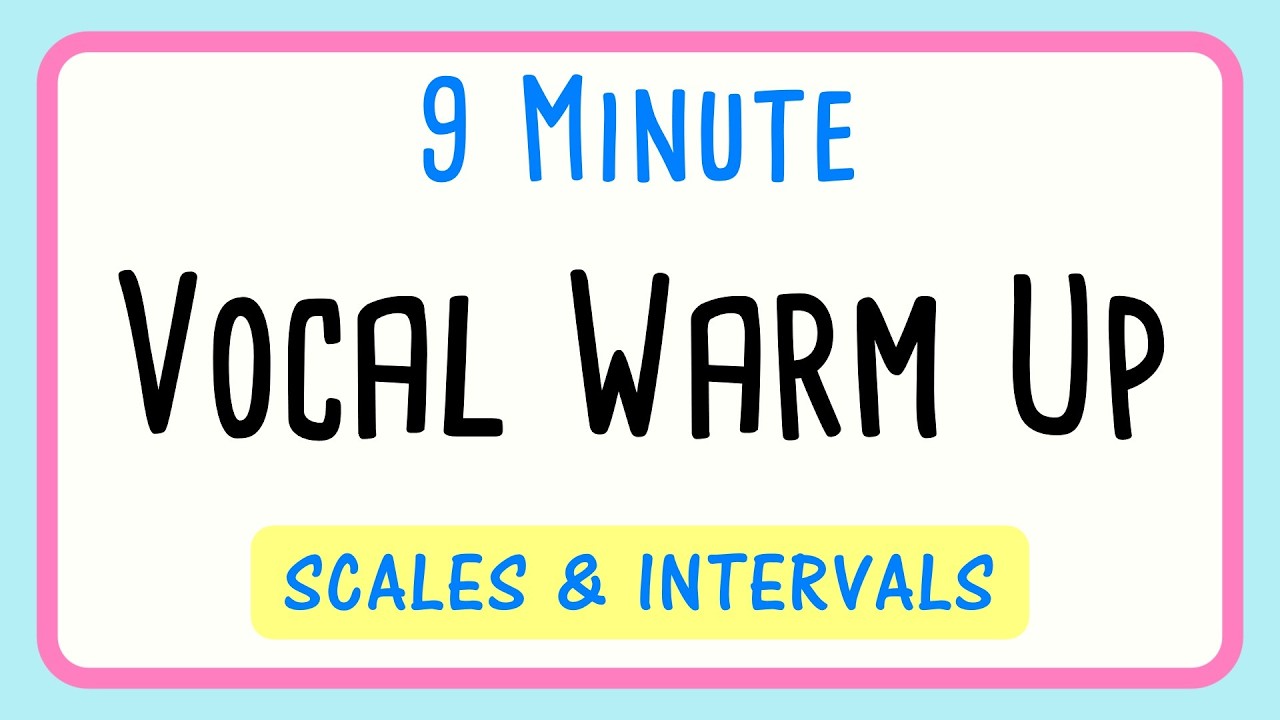 9 Minute Vocal Warm Up Female | Singing Scale and Interval Practice