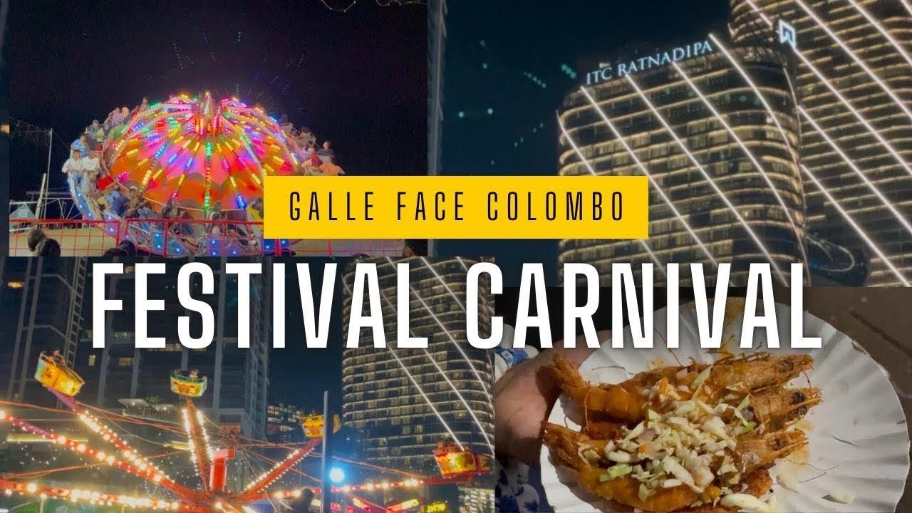 Carnival Night at Galle Face Colombo🎄 | නත්‍තල් දවසෙ කොලබ 