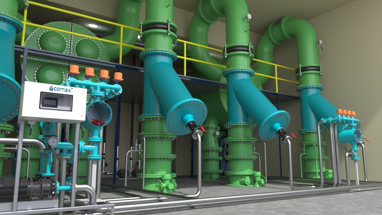 #ECOMax-HE #Online Condenser Tube Cleaning System #Power Plants #ECOMAX