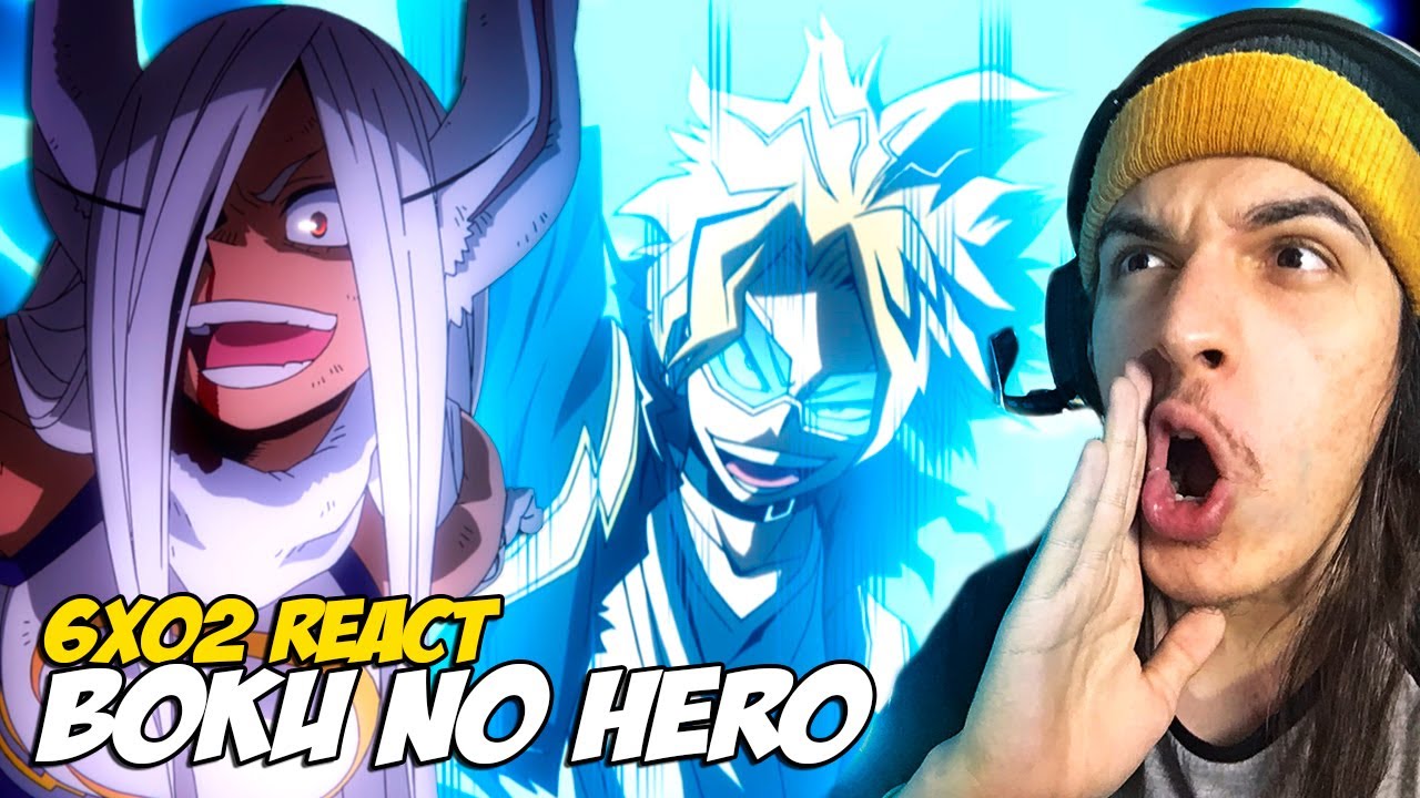MIRKO VS NOMUS E KAMINARI MITANDO! - React Boku No Hero 6 ep 2